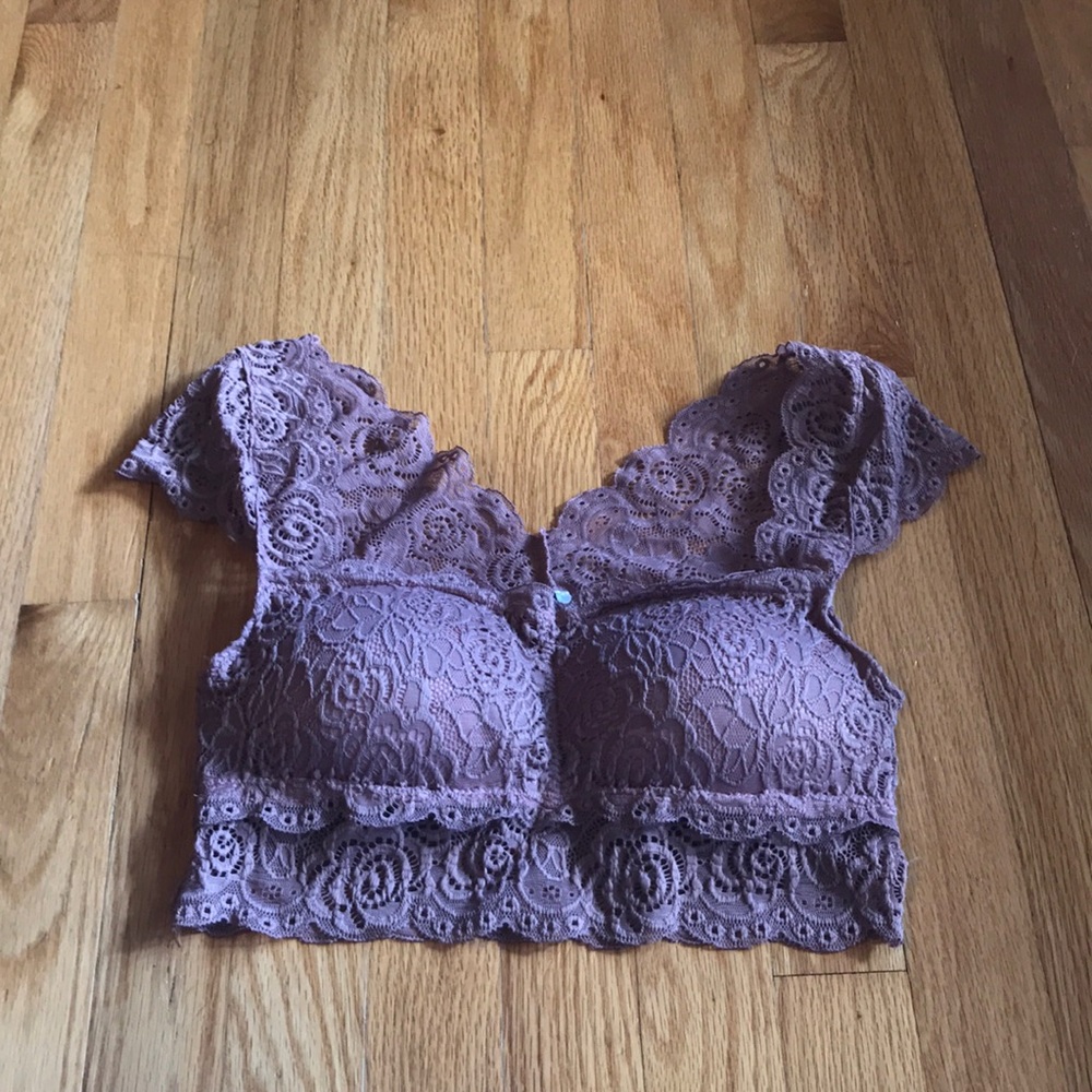 New Dusty Rose New Mix cap sleeve bralette